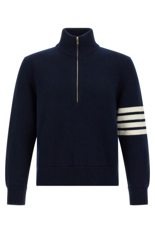 4BAR half zip sweater Blue 4BAR half zip sweater Blue