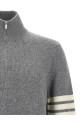 Свитер с полузастежкой-молнией 4BAR Серый THOM BROWNE MKA567AY1029055 Свитер с полузастежкой-молнией 4BAR Серый THOM BROWNE MKA567AY1029055