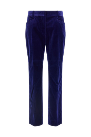 Бархатные брюки Синие TOM FORD PAW622FAX1518GV775 Бархатные брюки Синие TOM FORD PAW622FAX1518GV775