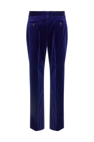 Бархатные брюки Синие TOM FORD PAW622FAX1518GV775 Бархатные брюки Синие TOM FORD PAW622FAX1518GV775