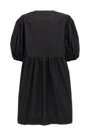 Knot poplin dress Black Knot poplin dress Black
