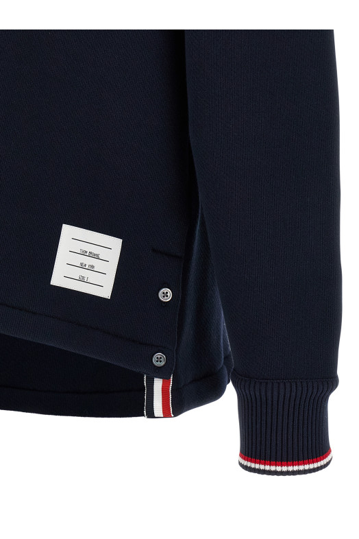 Толстовка с капюшоном RWB синяя THOM BROWNE MJT544AJ0233415 Толстовка с капюшоном RWB синяя THOM BROWNE MJT544AJ0233415
