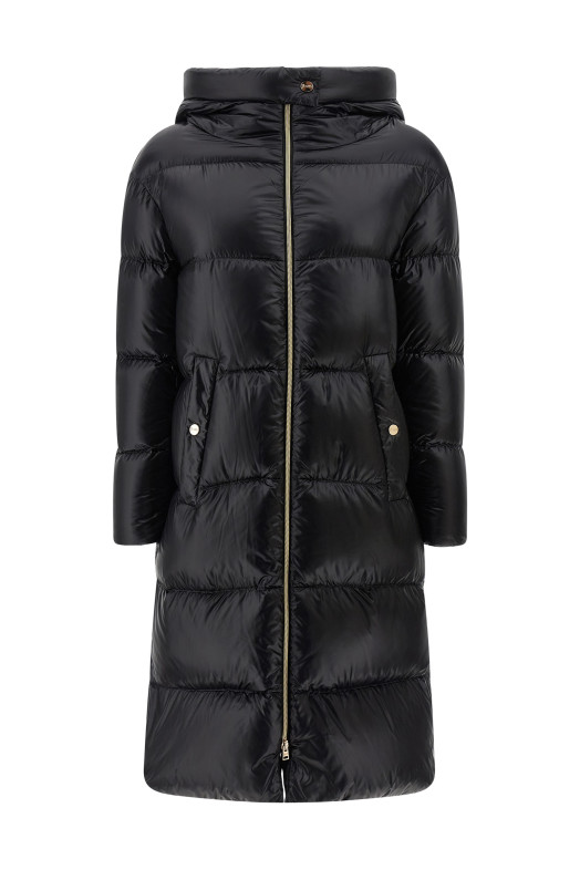 Ультралегкая пуховая куртка Черная HERNO PI001519D12017Z9300 Ультралегкая пуховая куртка Черная HERNO PI001519D12017Z9300