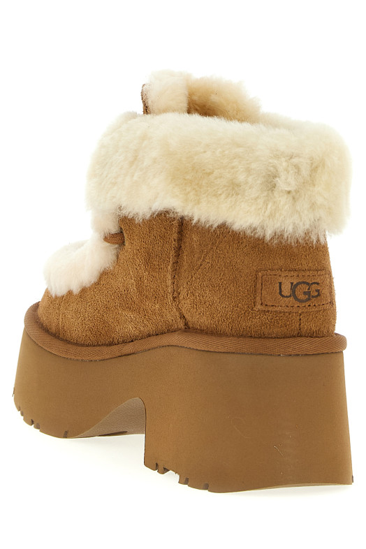 'Esmee Lace Up' ankle boots Brown