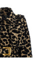 Leopard jacquard trench coat Multicolor Leopard jacquard trench coat Multicolor