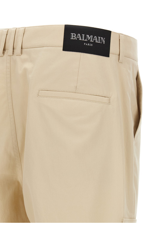 Брюки-карго Бежевые BALMAIN FH1PM095CG150AS Брюки-карго Бежевые BALMAIN FH1PM095CG150AS