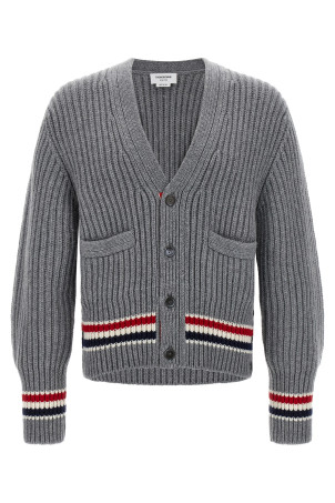 Кардиган RWB з стрічкою Сірий THOM BROWNE MKC612AY2001055