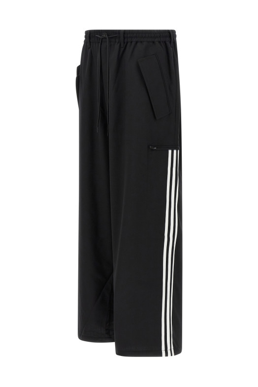 Wool blend pants Black