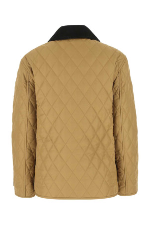 Бежева поліестерова куртка BURBERRY (8049864)