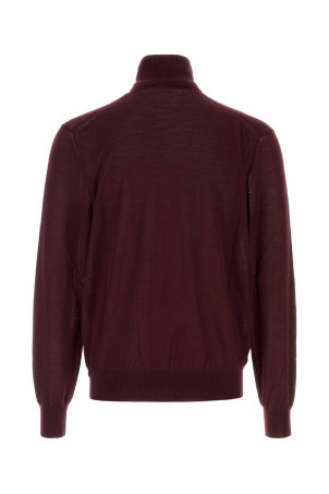 Aubergine wool sweater SAINT LAURENT (821739Y76GM) Aubergine wool sweater SAINT LAURENT (821739Y76GM)