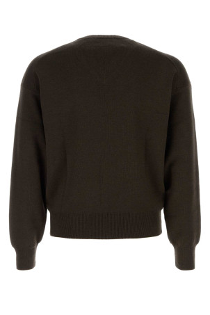 Світло-коричневий вовняний та акриловий светр LEMAIRE (TO1430LK087)