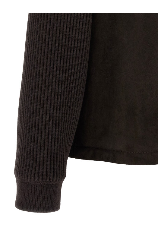 Замшевая бомбер-куртка, коричневая BRIONI PLCK0LOD7062000