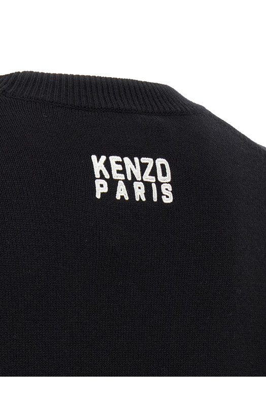 Свитер «KENZO Happy Tiger» Черный FF65PU7503LI99J Свитер «KENZO Happy Tiger» Черный FF65PU7503LI99J