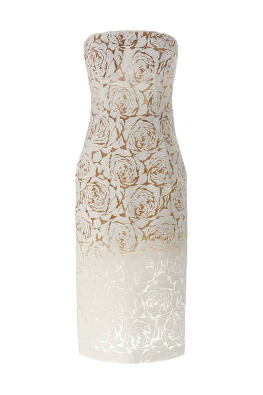 Платье Devorè White ERMANNO SCERVINO D462Q750QMV10602 Платье Devorè White ERMANNO SCERVINO D462Q750QMV10602