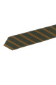Striped tie Green