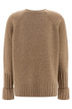 Шерстяной свитер Бежевый TORY BURCH 171871296 Шерстяной свитер Бежевый TORY BURCH 171871296