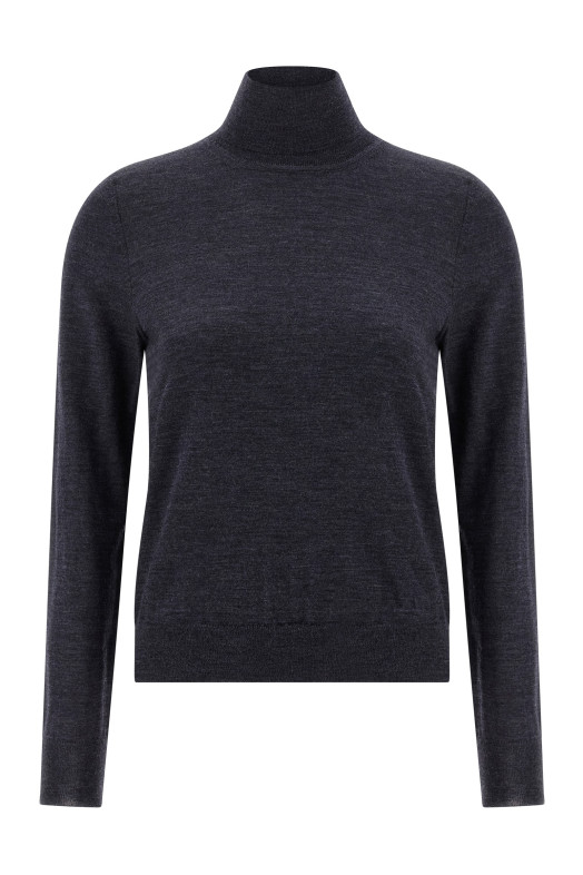 Wool turtleneck sweater Blue Wool turtleneck sweater Blue