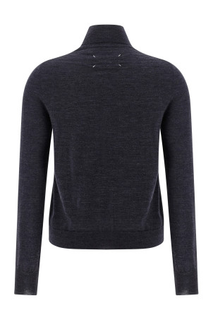 Wool turtleneck sweater Blue Wool turtleneck sweater Blue