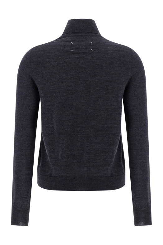 Wool turtleneck sweater Blue Wool turtleneck sweater Blue