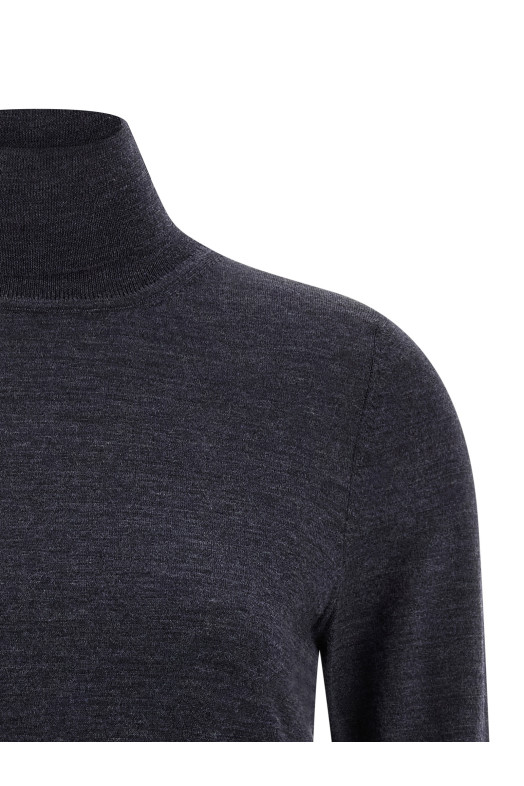 Wool turtleneck sweater Blue Wool turtleneck sweater Blue