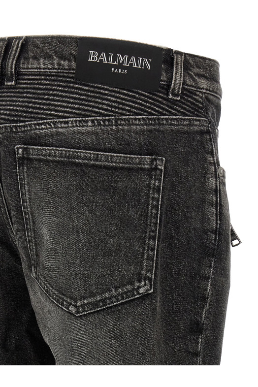 'Biker' jeans Gray 'Biker' jeans Gray