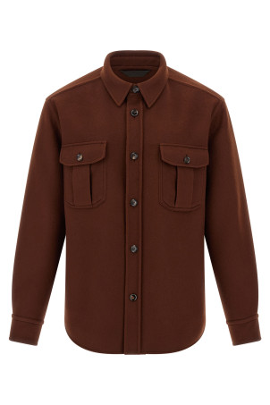 Рубашка-накидка «Vagabond» Коричневая SLVL0LOAA402500