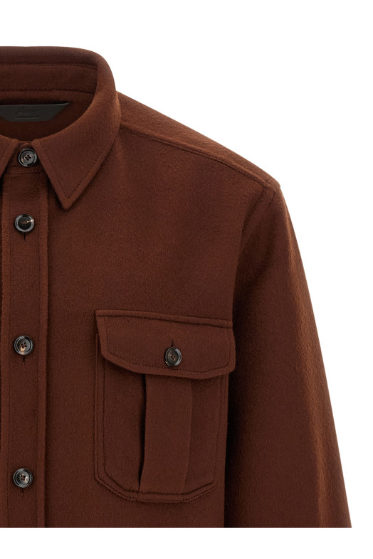 Рубашка-накидка «Vagabond» Коричневая SLVL0LOAA402500