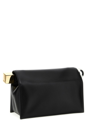 Клатч «La Pochette Rond Carré» чорного кольору 24EBAW00356AC27L14990 Клатч «La Pochette Rond Carré» чорного кольору 24EBAW00356AC27L14990
