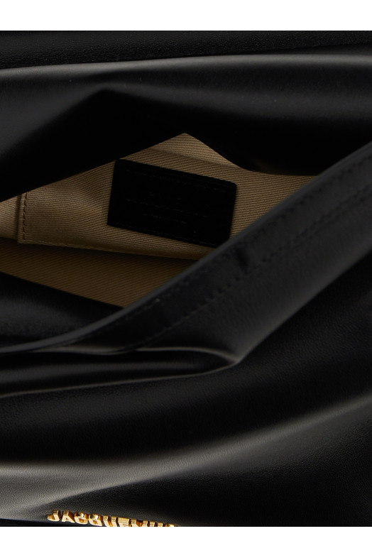 'La Pochette Rond Carré' clutch Black