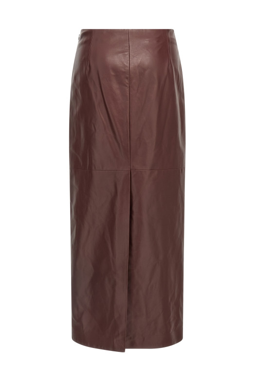 'Column Long' skirt Bordeaux
