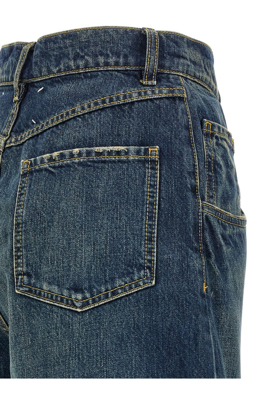 Джинси з вирізами Сині MAISON MARGIELA S51LA0051M30016963 Джинси з вирізами Сині MAISON MARGIELA S51LA0051M30016963
