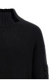 Светр з вставкою з макраме Чорний YOHJI YAMAMOTO HLK13189BLACK2 Светр з вставкою з макраме Чорний YOHJI YAMAMOTO HLK13189BLACK2