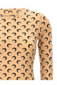 'Moon Printed Jersey' top  Beige 'Moon Printed Jersey' top  Beige