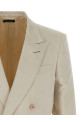 Double-breasted blazer Beige
