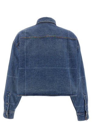 Укорочена джинсова сорочка Синя DENIM X ALEXANDER WANG 4DC4252913400C Укорочена джинсова сорочка Синя DENIM X ALEXANDER WANG 4DC4252913400C
