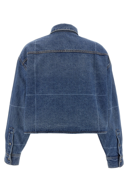 Укорочена джинсова сорочка Синя DENIM X ALEXANDER WANG 4DC4252913400C Укорочена джинсова сорочка Синя DENIM X ALEXANDER WANG 4DC4252913400C