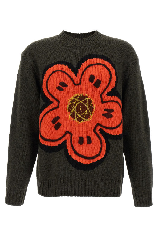 Светр «Kenzo x Futura 2000» Зелений FF65PU7413CK50