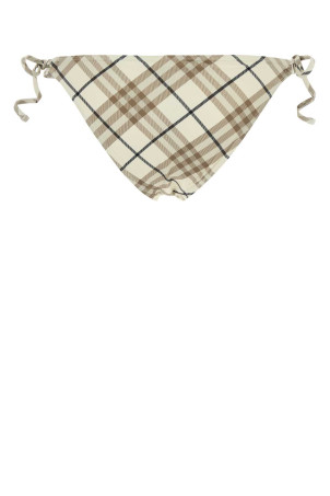 Нижняя часть бикини из эластичного нейлона с принтом BURBERRY (8109619)