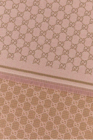 Вишитий вовняний шарф GUCCI (8390353GAMQ)