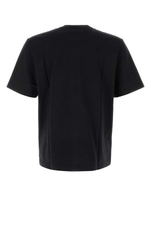 Черная хлопковая футболка MAISON KITSUNE (PM00121KJ7025) Черная хлопковая футболка MAISON KITSUNE (PM00121KJ7025)