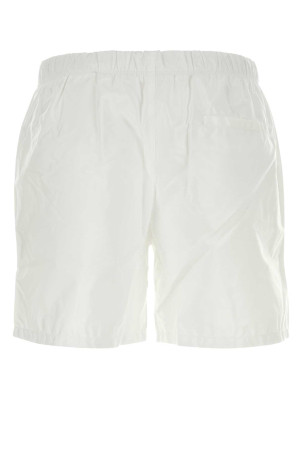 White Re-Nylon swimming shorts Black PRADA (UB372SOOO1WQ9) White Re-Nylon swimming shorts Black PRADA (UB372SOOO1WQ9)