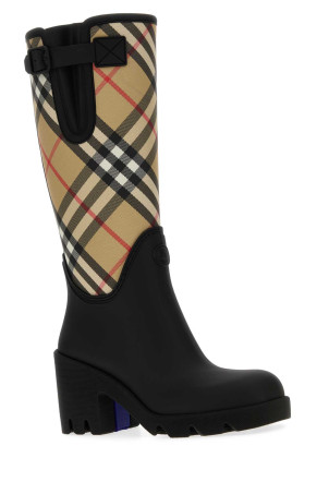 Вышитый холст и резиновые сапоги Black BURBERRY (8111680) Вышитый холст и резиновые сапоги Black BURBERRY (8111680)