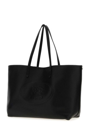 Black leather medium Highlands shopping bag Black BURBERRY (8114619) Black leather medium Highlands shopping bag Black BURBERRY (8114619)