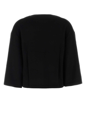 Чорний вовняний светр Daisy Multicolor KHAITE (9854500K500)