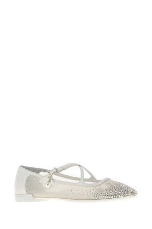 Білі сітчасті балетки Eleri JIMMY CHOO (ELERIBALLERINATKW) Білі сітчасті балетки Eleri JIMMY CHOO (ELERIBALLERINATKW)