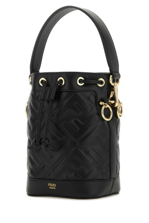 Black leather Mon Tresor bucket bag Black FENDI (8BS093ANWT)