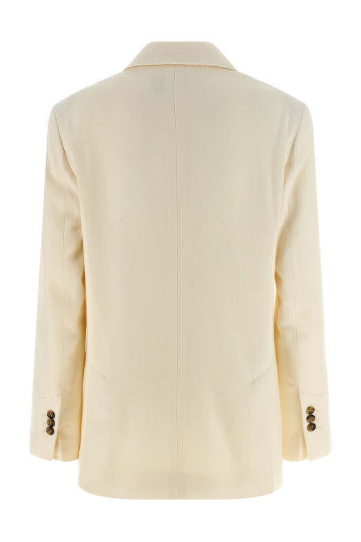 Wool blazer White