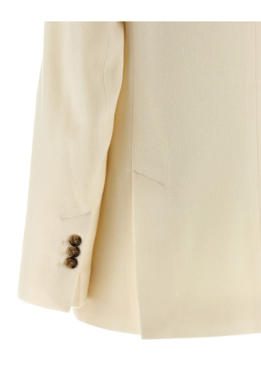 Wool blazer White
