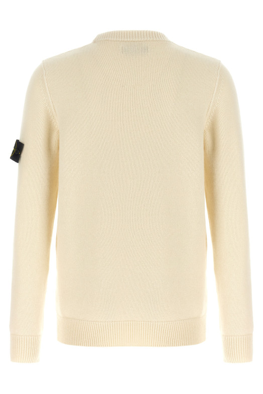 Logo badge sweater White Logo badge sweater White