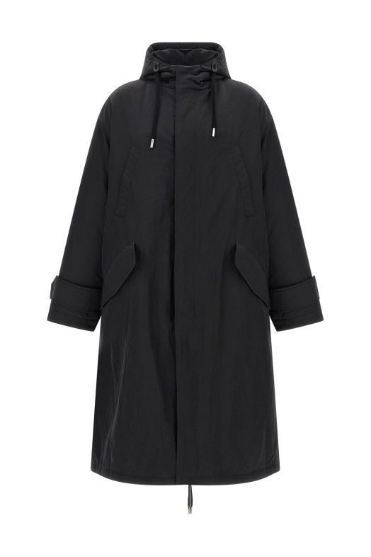 Довга парка, сіра AMI PARIS HJK823PA0035020 Довга парка, сіра AMI PARIS HJK823PA0035020